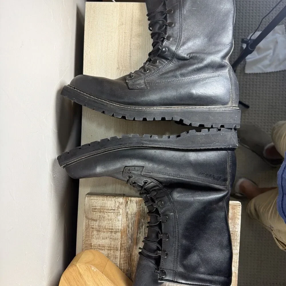 BATES 11460 Men’s Size 10.5 Wide Leather Gore-Tex Military Combat Boots